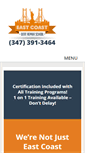Mobile Screenshot of eastcoast-dentrepairschool.com