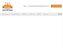 Tablet Screenshot of eastcoast-dentrepairschool.com